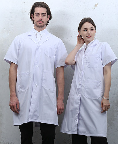 ▣ SDR-29 반팔 기본 백색 실험복 ▣