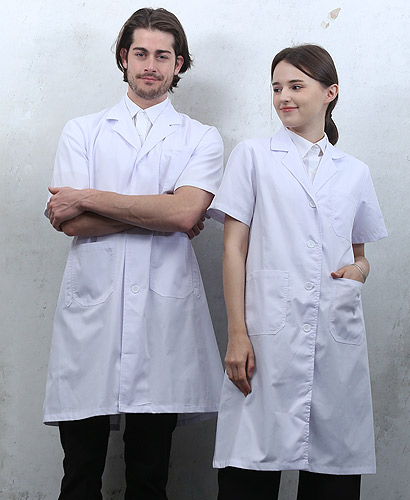 ▣ SDR-29 반팔 기본 백색 실험복 ▣