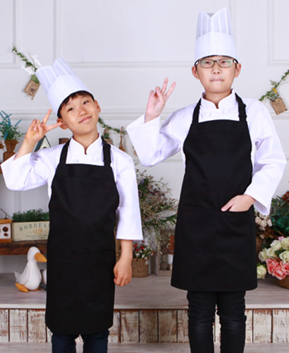 SK-22 검정 목걸이 앞치마