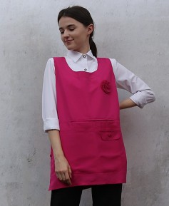 SAP-715 핑크 꽃 원피스 앞치마