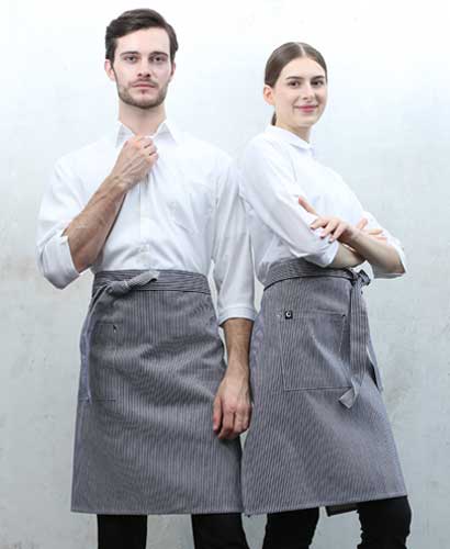 SAP-311 진곤색 줄지 허리앞치마