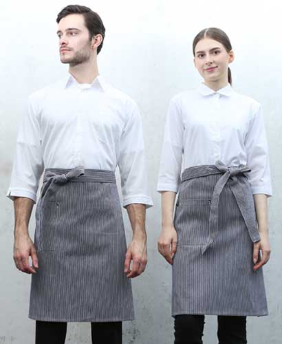 SAP-311 진곤색 줄지 허리앞치마