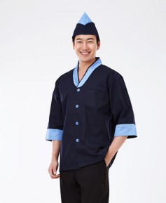 SHA-01 남성 하늘배색 칠부