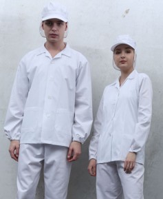 HA-102 긴팔 백색 드라이쿨스판덱스 (T/C 20수 상의)