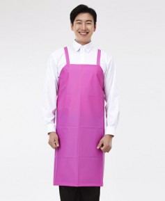 SAP-158-1 분홍 H형우레탄방수앞치마---중