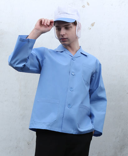 SHA-23 남 하늘 기본단색 위생복