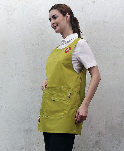 SAP-379 파스텔연두 코사지 앞치마