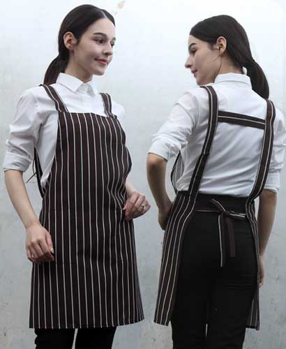 AP-7905 커피줄지 H형앞치마ㅡㅡㅡ((포그니원단))