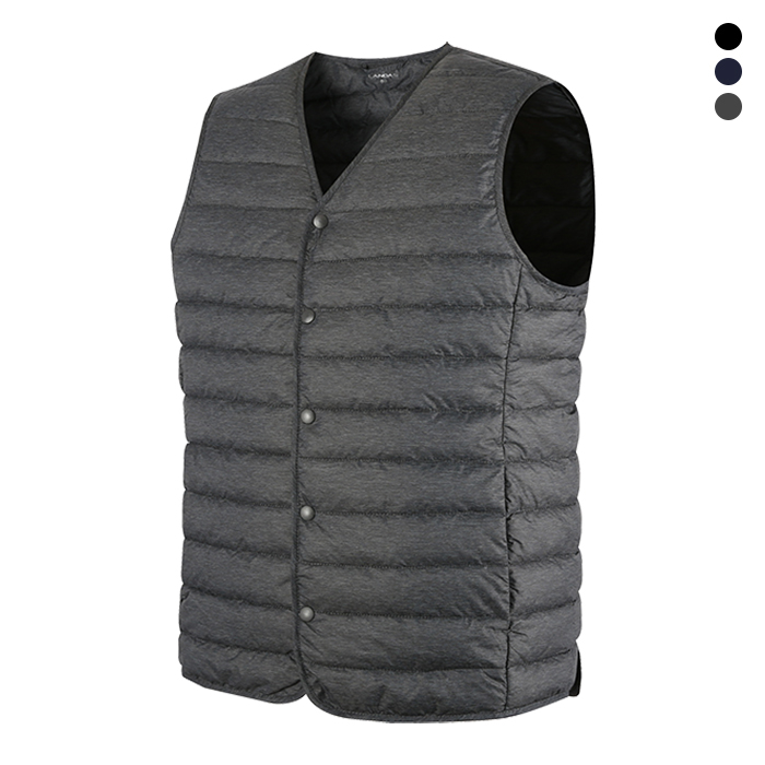 SV-220 그레이 V 넥 경량조끼