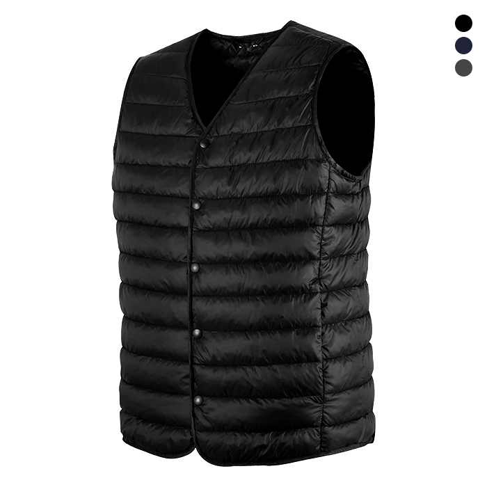 SV-220 블랙 V 넥 경량조끼