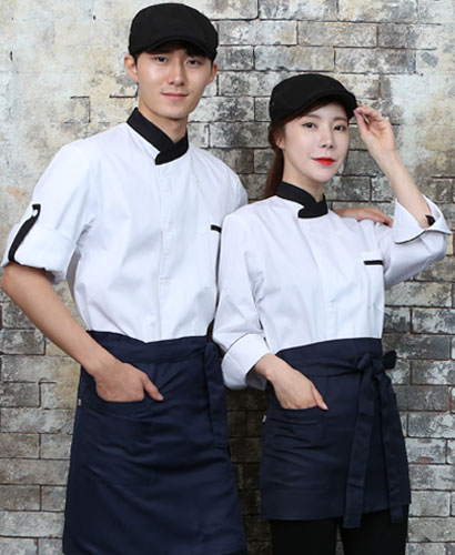 SKO-723-2 백색 검포인트 크로스넥ㅡㅡ롤업 칠부