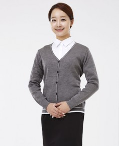 SG-81 그레이 스티치가디건  ★시간걸림  매장전화주문