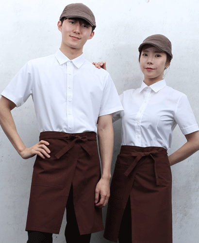 SAP-744 커피 앞트임 허리앞치마(243-4)