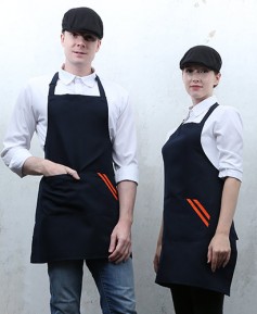 SAP-934 네이비 사선 두줄 띠 주머니