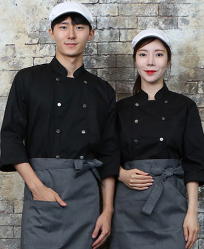 SKO-708-1 블랙 더블 스냅버튼 7부