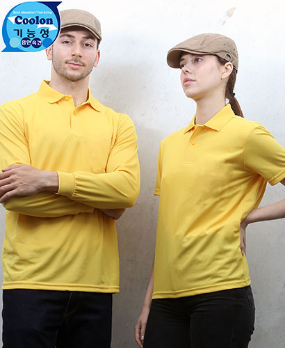 ST-19 노랑 쿨론베이직 단체복 ㅡㅡㅡㅡ(주머니 없음)