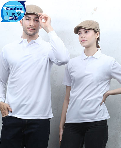 ST-19 백색 쿨론베이직 단체복 ㅡㅡㅡㅡ(주머니없음)