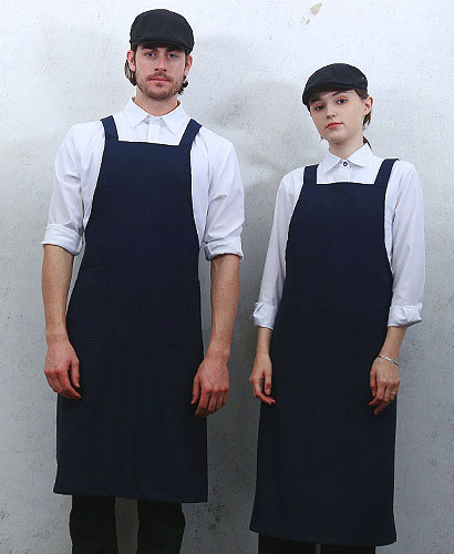 SAP-960 곤색(롱) 카페 앞치마