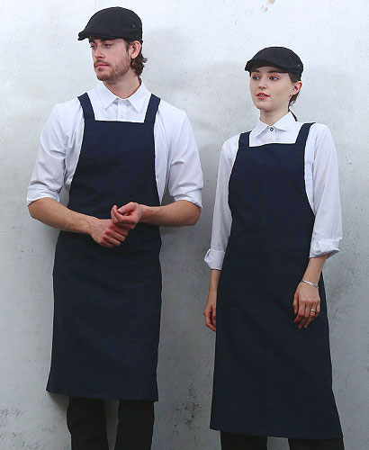 SAP-960 곤색(롱) 카페 앞치마