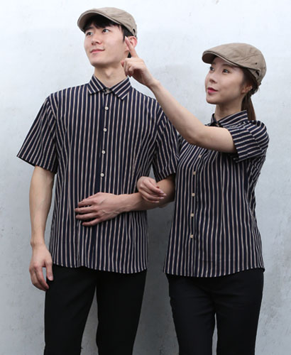 SY-741 엣지 네이비 스트라이프 ㅡㅡㅡ 반팔