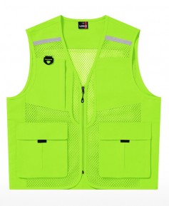 LD-473 형광연두 반망사조끼