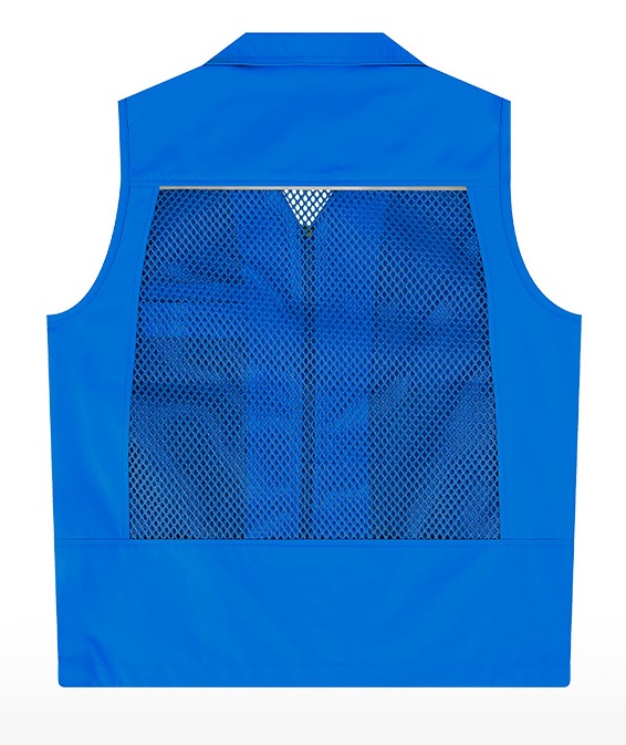 LD-360 블루 뒤 망사조끼