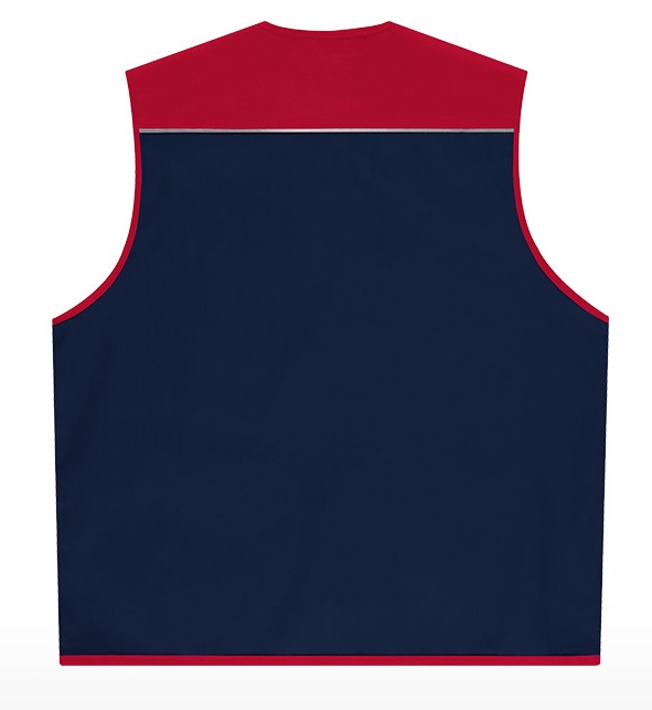 LD-22 네이비 반사 파이핑 조끼