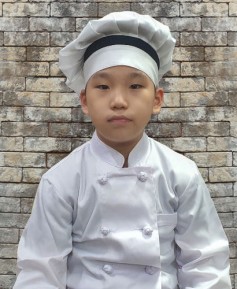 SK-61 어린이 네이비띠 쉐프모자
