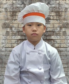 SK-60 어린이 오렌지띠 쉐프모자