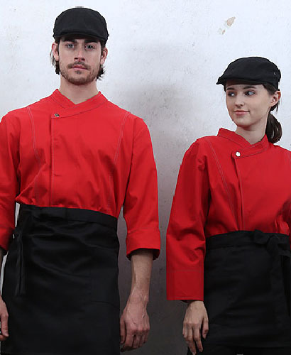 KO-3723 적색  원버튼 스티치  ㅡㅡㅡ (남녀공용)