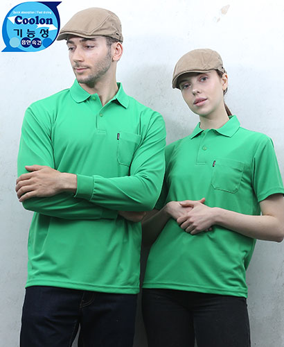 ▶ST-18 그린 기능성 베이직 단체복◀ㅡㅡㅡ(주머니있음)