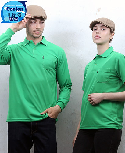 ▶ST-18 그린 기능성 베이직 단체복◀ㅡㅡㅡ(주머니있음)