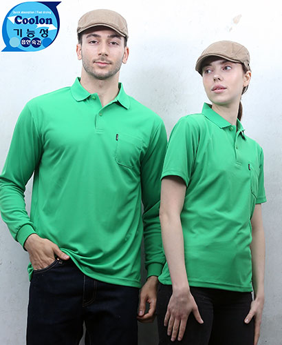 ▶ST-18 그린 기능성 베이직 단체복◀ㅡㅡㅡ(주머니있음)