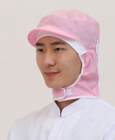 SC-234-2 분홍 귀고리형 식품모자