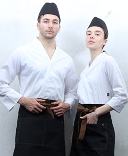 SKO-201-2 화이트 스냅 쿨 무지 쿡복