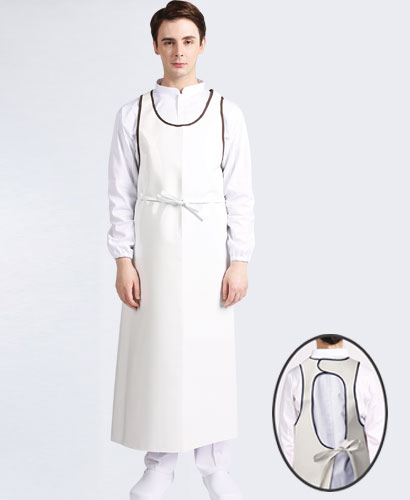 SAP-430 어깨형 방수앞치마 (특대)ㅡㅡㅡ백색