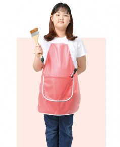 SK-68  키즈 레드 캥거루 방수 앞치마 ♬