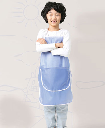 SK-65 키즈 스카이블루  캥거루 방수 앞치마 ♬
