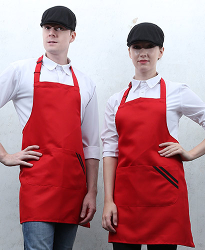 SAP-935 적색 사선 두줄 띠 주머니