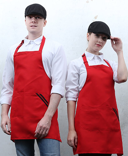 SAP-935 적색 사선 두줄 띠 주머니