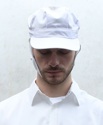 SC-242-1 백색 위가 망사여서 시원한 턱끈모