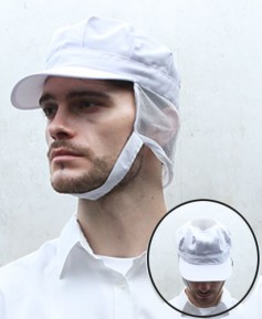 SC-242-1 백색 위가 망사여서 시원한 턱끈모