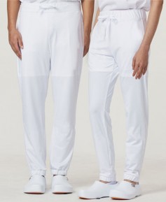 SP-112 ▣ 화이트 올 스판덱스 위생바지