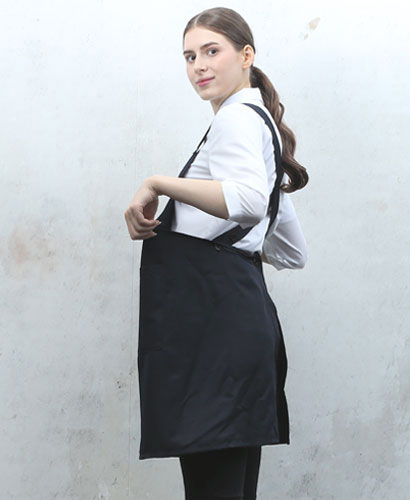 SAP-6711 빅사이즈블랙 뒤X형 ㅡㅡ엉덩이가림앞치마