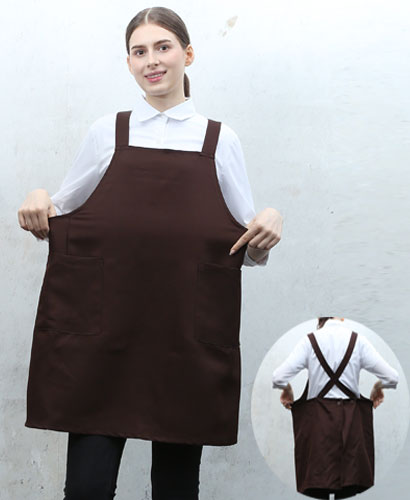 SAP-6714 빅사이즈 커피 뒤X형 ㅡㅡ엉덩이가림앞치마