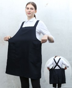 SAP-6713 빅사이즈 네이비 뒤X형 ㅡㅡ엉덩이가림앞치마