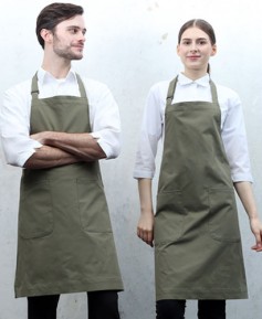 AP-850-2 카키 라이크코튼 목걸이형 앞치마