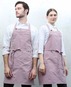 SAP-986 핑크 스틸스냅 목걸이 앞치마