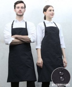 SAP-1003-1 블랙 경량 목걸이 앞치마 [생활방수]