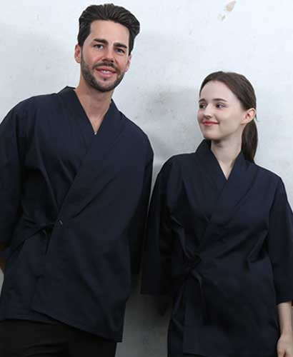 SKO-4123 네이비 쿨기능성 무지 칠부조리복